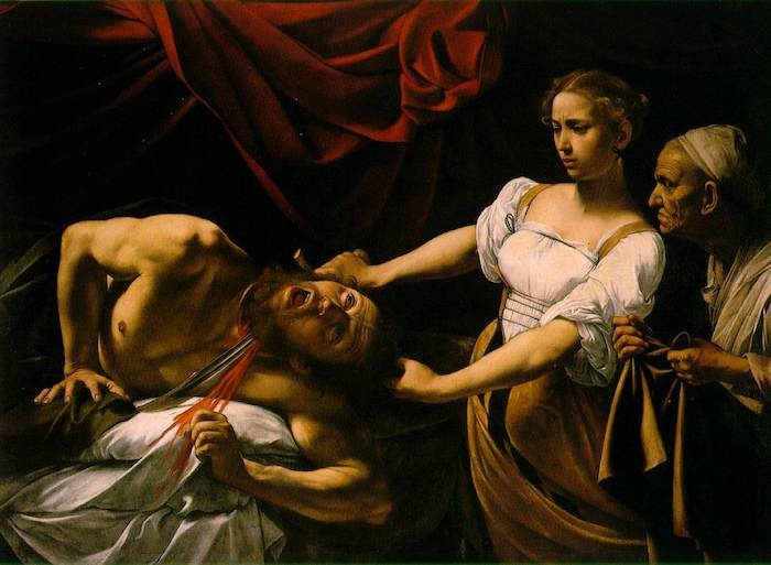 Painting of Judith beheading Holofernes