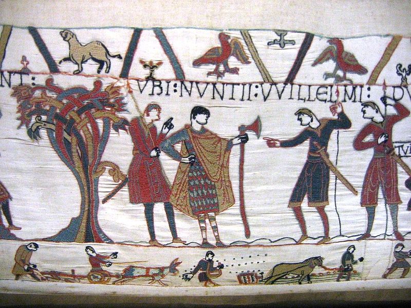 Bayeux Tapestry plough team